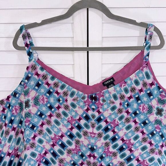 Torrid Top Size 3 3X Tank Cami Lightweight Flowy - Picture 5 of 15